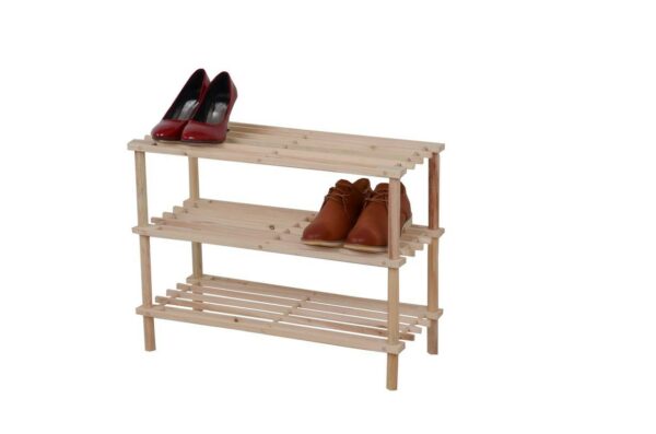 SCARPIERA JOY 3 RIPIANI LEGNO NATURALE KUN