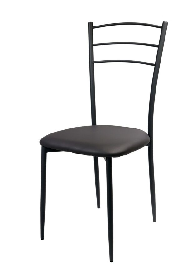 SET DA 6 SEDIA MARTA IN PVC GRIGIO