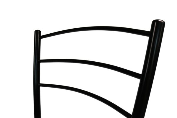 SET DA 6 SEDIA MARTA IN PVC NERA