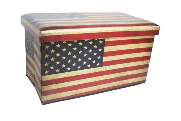 CASSAPANCA CONTENITORE PIEGHEVOLE IN PU US FLAG