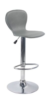 SET DA 2 SGABELLO BAR PVC GRIGIO ORLANDO 40*46*86/106