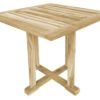 TAVOLO QUADRATO BISTRO in TEAK 80x80 cm