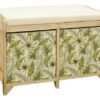 CASSAPANCA FOGLIE 2 CASSETTI BEIGE E VERDE