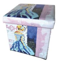 PUFF CUBO 32x32x32 PIEGH. LADY COLL