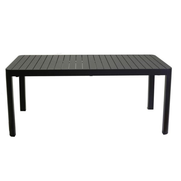 Tavolo alluminio cleveland antracite allungabile rettangolare cm180/240x100h75