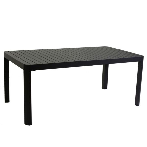 Tavolo alluminio cleveland antracite allungabile rettangolare cm180/240x100h75