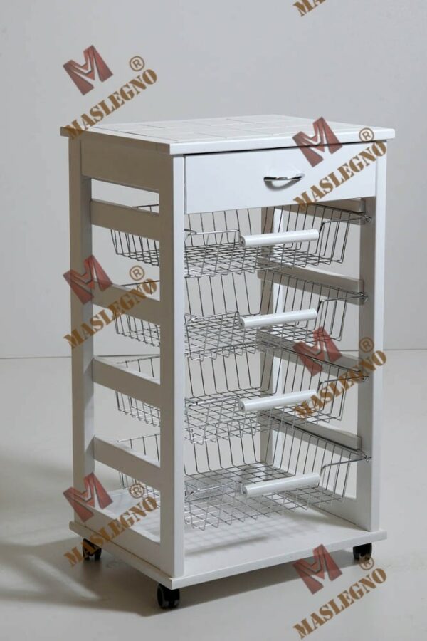 Carrello portafrutta Vesuvio con cassetto