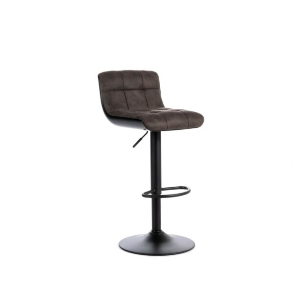Ron -set da due sgabelli in microfibra grigio scuro- STONES