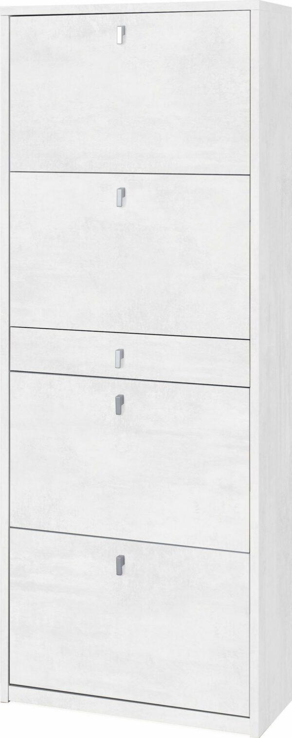 SCARPIERA 4 ANTE 1 CASSETTO CENTRALE P29 KIT OSSIDO BIANCO - SARMOG