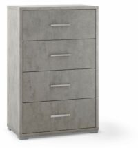 MOBILE 4 CASSETTI KIT H110 CEMENTO - SARMOG