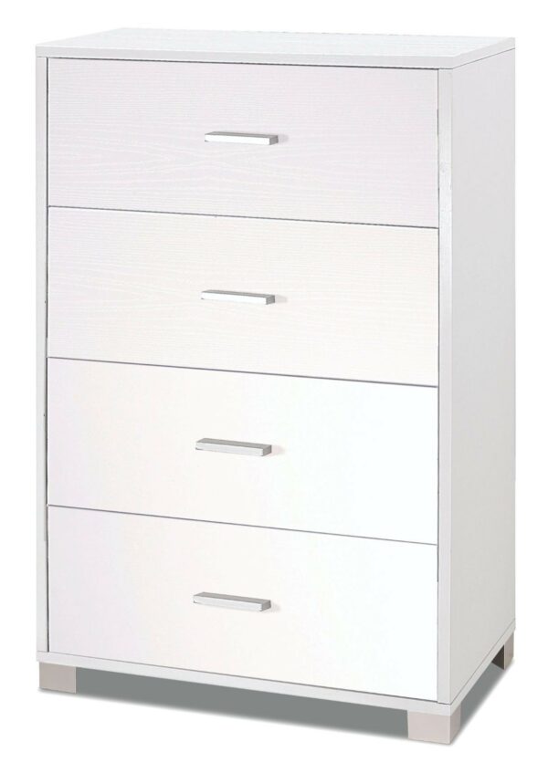 MOBILE 4 CASSETTI KIT BIANCO FIAMMATO - SARMOG