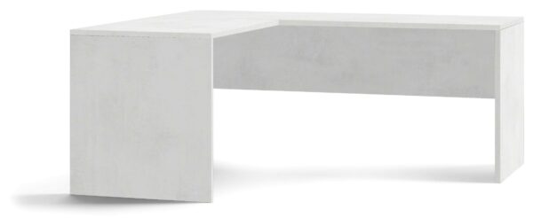 SCRIVANIA ANGOLARE SX L180 IN KIT OSSIDO BIANCO - SARMOG