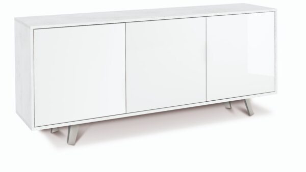 MOBILE 3 ANTE KIT L182 OSSIDO BIANCO E BIANCO LUCIDO - SARMOG