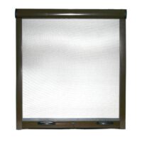 Zanzariera a rullo in kit riducibile universale per finestra verticale EASY-UP Marrone 80x170