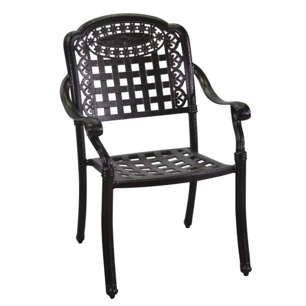 Completo pranzo alluminio pressofuso Maryland antracite 7 pezzi