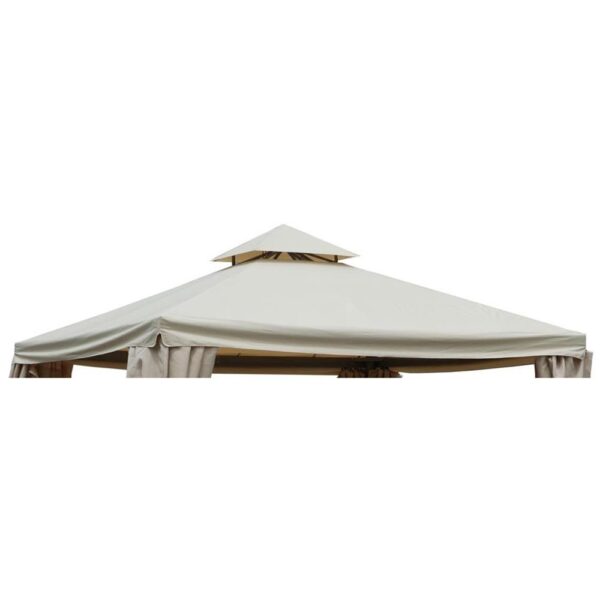 Gazebo ricambio tetto dallas lusso 3x4m- art. 7403100000