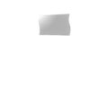 Specchiera Onda – 110x60cm – Bianco Lucido
