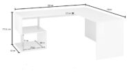Scrivania Esse Angolare – 160x77,5x60 – Report