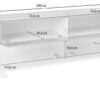 Mobile Porta TV Coro 240 – Bianco Lucido e Report