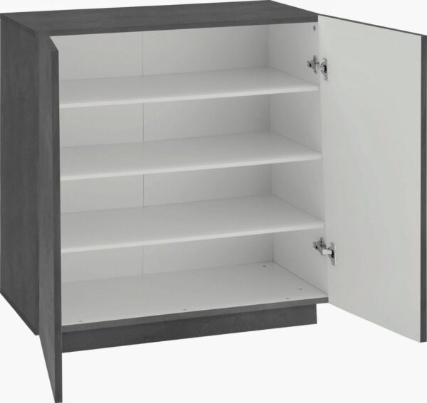 Scarpiera Vega – 2 Ante – 80x86x38 - Ardesia