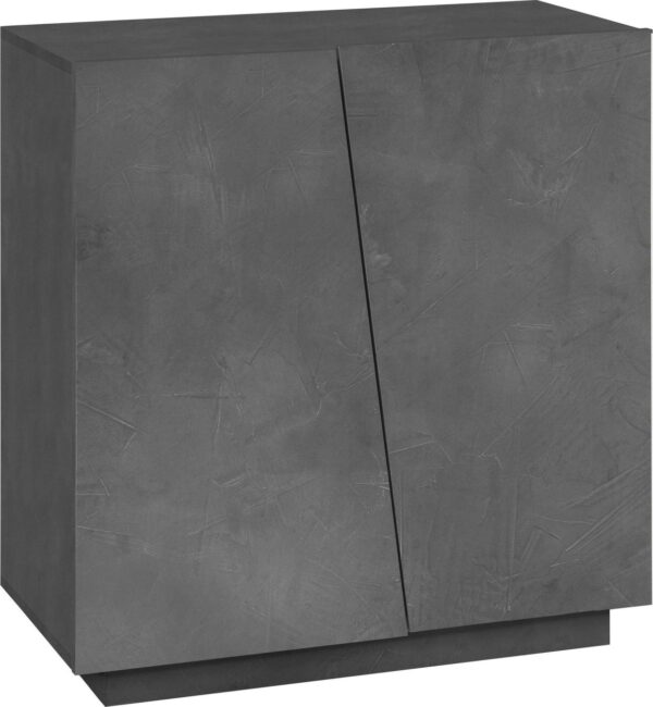 Scarpiera Vega – 2 Ante – 80x86x38 - Ardesia