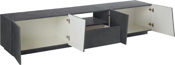Mobile Porta TV Vega 220 – 4 ante – Ardesia