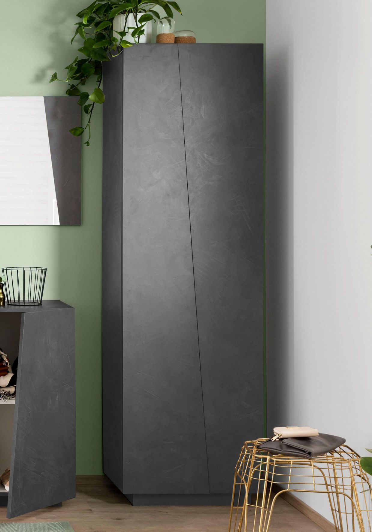 Armadio Portabito Vega – 2 ante – 60x199.7x38 - Ardesia