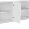 Credenza Vega 220 – 4 ante – Bianco Lucido