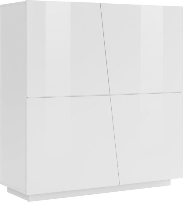Madia Vega – 4 ante – 120x126x43 - Bianco Lucido