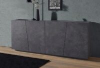 Credenza Vega 220 – 4 ante – Ardesia