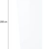 Appendiabito Ping – 50x200x30 - Bianco Lucido