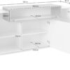 Credenza Coro Moderna 3 ante – Bianco Lucido e Report