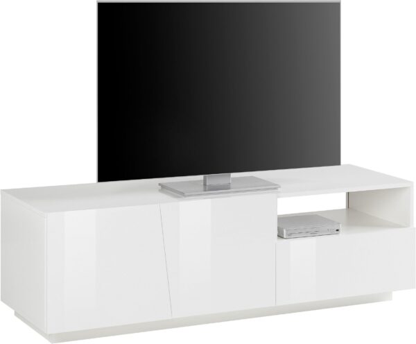 Mobile Porta TV Vega 150 – 2 ante – Bianco Lucido