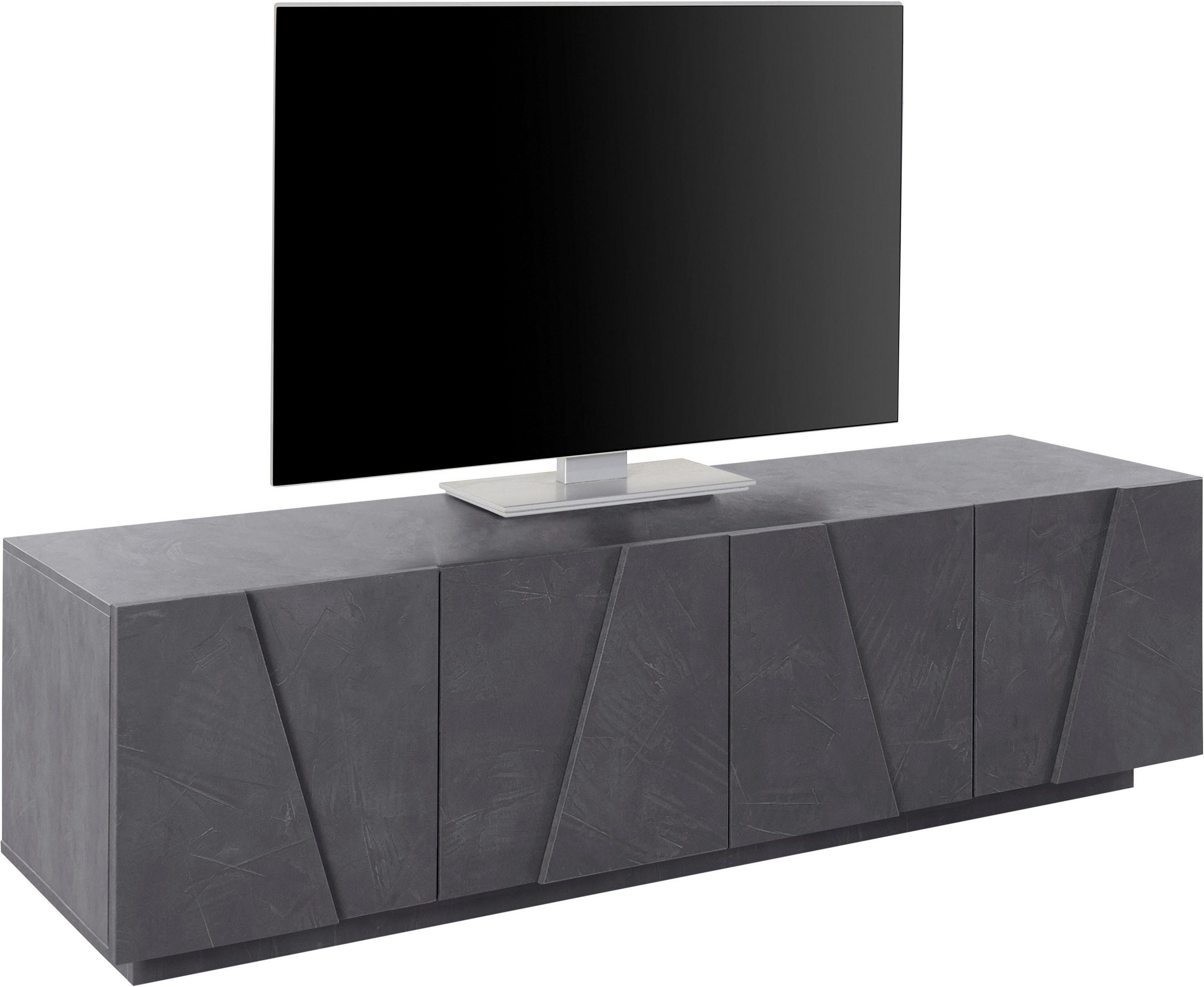 Mobile Porta TV Ping 160 – 4 ante – Ardesia