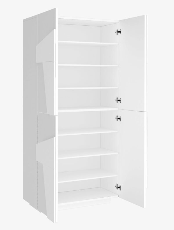 Scarpiera Ping 80 – 4 ante – Bianco Lucido