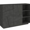 Mobile Multiuso Ping 120 – 2 ante/ 3 vani – Ardesia