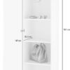 Armadio Arco – 1 anta – 63x187x40 – Bianco Lucido