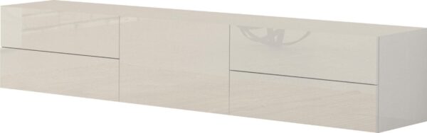 Mobile Porta TV Metis 170 – 1 anta + 4 cassetti – Bianco Lucido