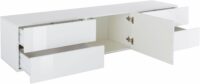 Mobile Porta TV Metis 170 – 1 anta + 4 cassetti – Antracite Lucido