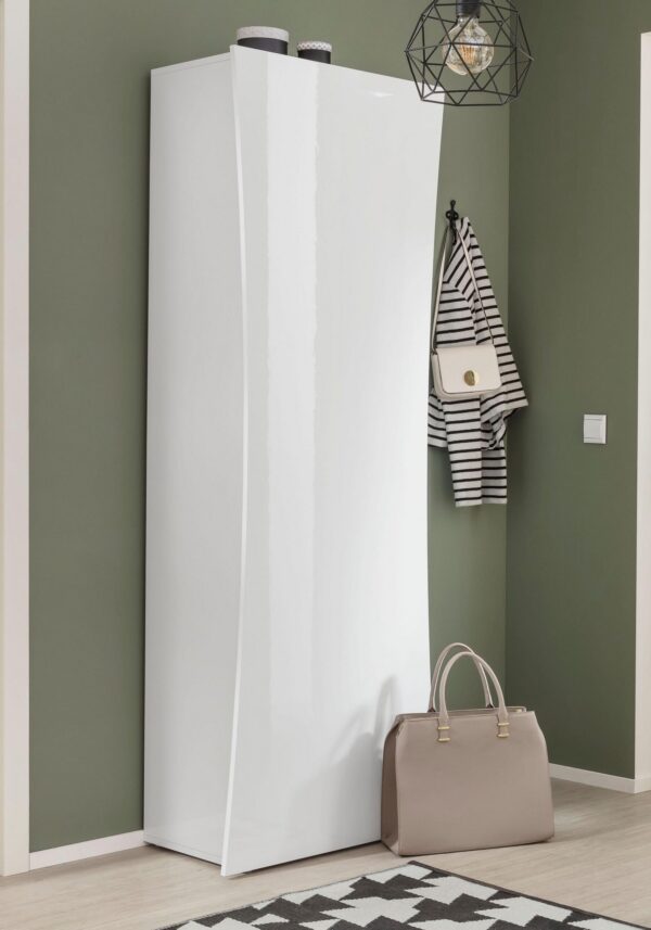 Armadio Arco – 1 anta – 63x187x40 – Bianco Lucido