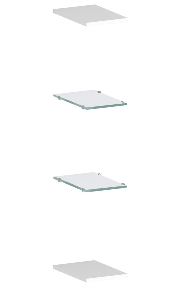 Mensola Maruska – 20x1,6/0,5x27 – Bianco Lucido