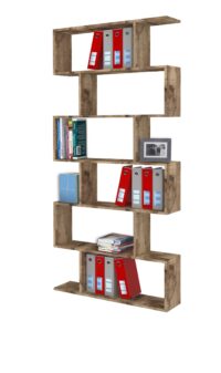 Libreria Calli – 84x192x24 – Acero Pereira