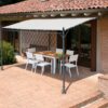 Pergola a parete MOIA Kansas 4x3 mt