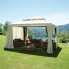 Set zanzariere MOIA per gazebo in alluminio da 3x4 m