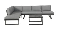 Set angolare Tunisi MOIA con divani/lettino antracite