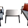 Set cassis MOIA in alluminio antracite e teak