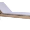 Lettino Dresda MOIA in acacia con finitura teak