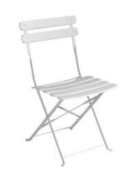 Set di due Sedie bistrò pieghevoli MOIA bianco