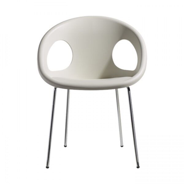 SET 2 SEDIE DROP TECNOPOLIMERO MADE IN ITALY SCAB DESIGN