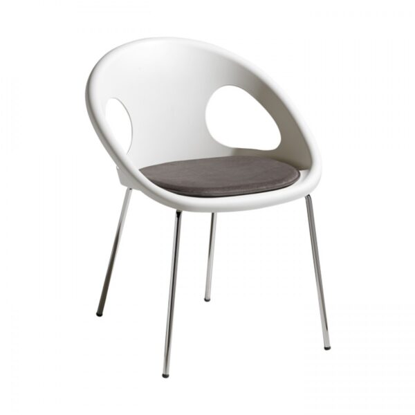 SET 2 SEDIE DROP TECNOPOLIMERO MADE IN ITALY SCAB DESIGN